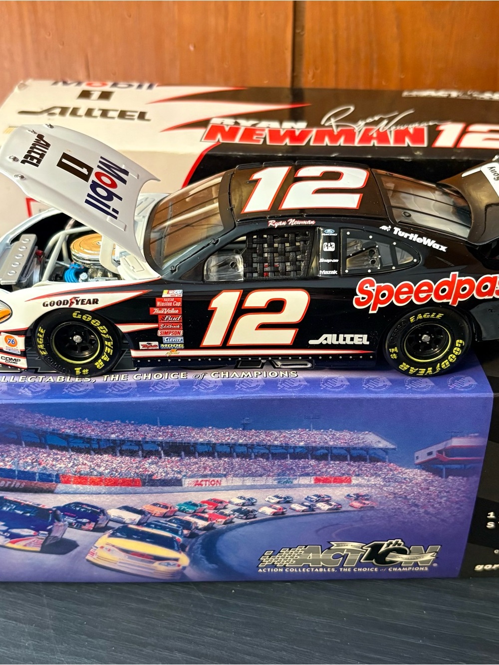 Ryan Newman #12 speedpax Black Die-Cast NASCAR Car